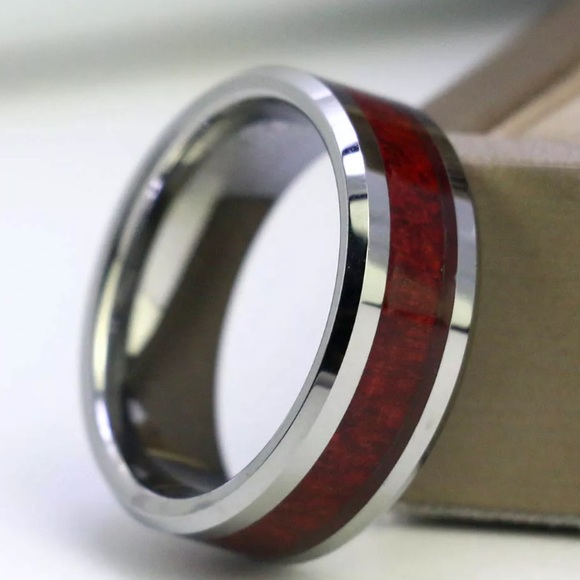 Unisex Stainless Steel Ring Band Durable Long Lasting